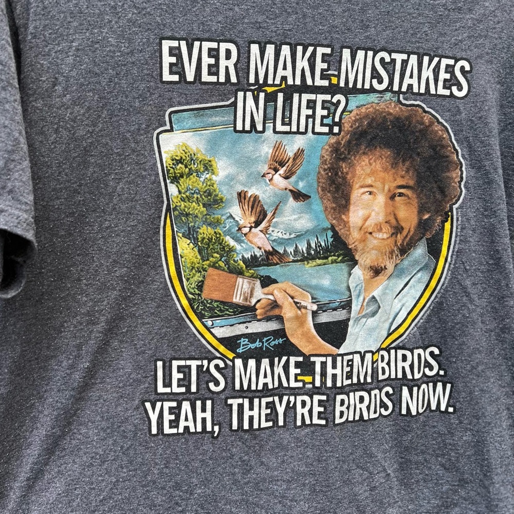 BOB ROSS T-Shirt unisex size L - Picture 3 of 5